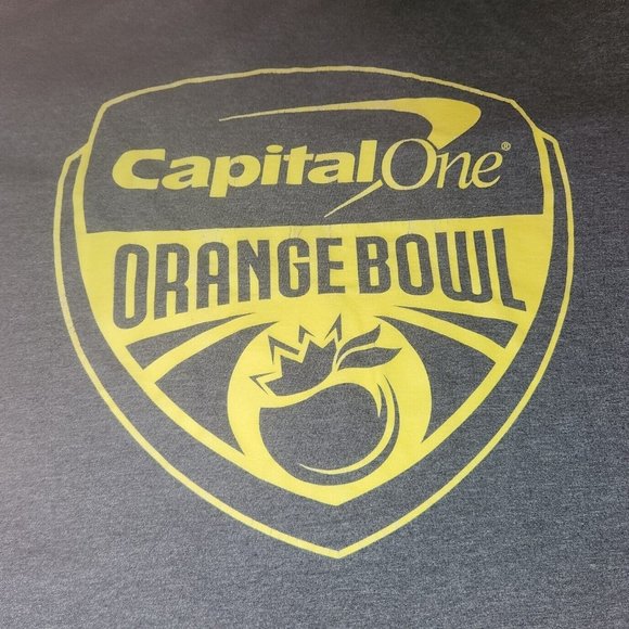 CAPITAL ONE ORANGE BOWL t shirt preowned XL - Picture 1 of 12